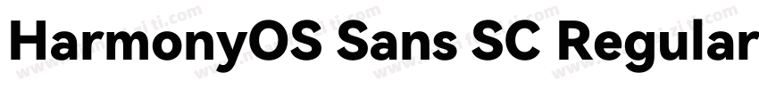 HarmonyOS Sans SC Regularttf字体转换
